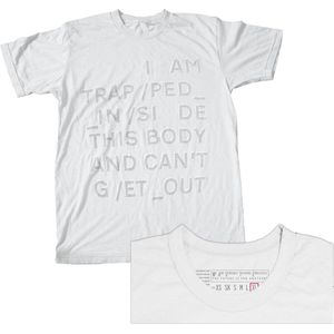 Radiohead - Trapped Heren T-shirt - M - Wit