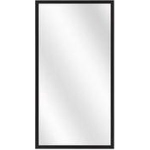 Spiegel met Luxe Aluminium Lijst - Mat Zwart - 50x70 cm