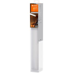 LEDVANCE Batterij-aangedreven armatuur LED: voor kastonderzijden, Cabinet LED Corner / 12 W, 22-…24- V, stralingshoek: 11-, Warm wit, 3- K, body materiaal: polycarbon. (pc) / acrylonit., IP2-