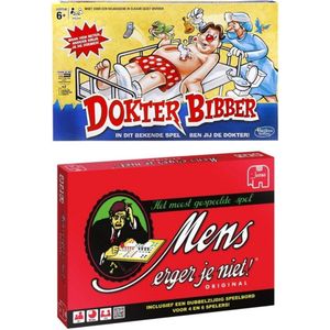 Spellenbundel - 2 Stuks - Dokter Bibber & Mens Erger Je Niet