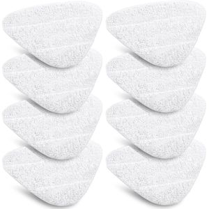 Hechtset Stoomreiniger Steam vervangingshoes set van 8 - voor vileda stoomreiniger - reservehoezen microvezels - wasmachinebestendig Hechtset