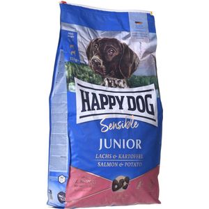 HAPPY DOG Sensible Junior Droog hondenvoer Zalm, Aardappelen 10 kg