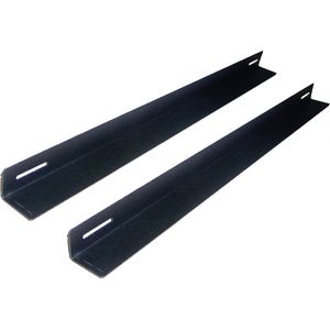 RackMatic - Vaste zijgeleiders voor rackkaststeun 19 zwart 850mm