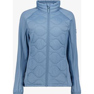 Kjelvik gewatteerde dames softshell jas blauw - Maat 110 - Winddicht en waterafstotend - Ademend materiaal
