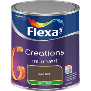 Flexa - Creations Muurverf Extra Mat - Bold Soil - Mengverf - 1 Liter