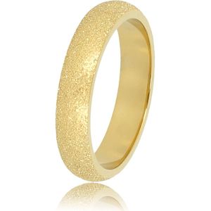 My Bendel Goudkleurige stardust aanschuifring 4mm - Goudkleurige stardust aanschuifring 4mm - Met luxe cadeauverpakking