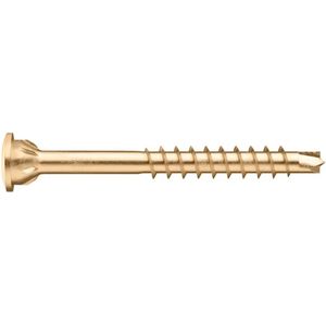 Wurth - ASSYplus 4 TH staal vermessingd DD top head RW - ASSY®plus 4 TH glaslatschroef Gehard vermessingd staal deeldraad top head 60° - x 500 st - Interne aandrijving RW10