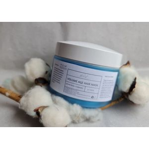 Biologische haar masker voor volume - kaviaar - collageen - squalaan - hyaluronzuur - dun haar 200ml
