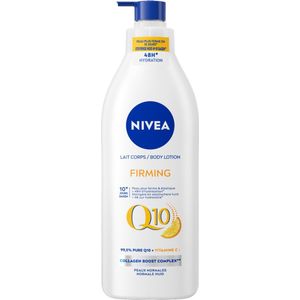 NIVEA Q10 Verstevigende Bodylotion met Pomp - Lotion met Vitamine C - Bodycrème - 48 uur Hydratatie - Voor Normale Huid - 400 ml