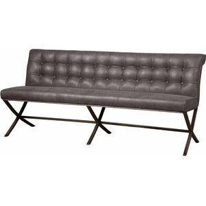 Tower living Barcelona bench 185 - fabric cherokee 1 grey