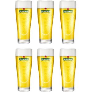 Heineken Ellipse Bierglas -  0.25 l - 6 stuks