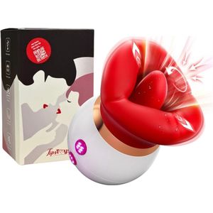 TipsToys Bewegende Zuig Tong Vibrator - Luchtdruk Vibrators voor Vrouwen Sex Toys - Seksspeeltjes