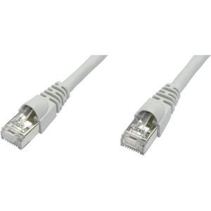 Telegärtner L00005A0051 RJ45 Netwerkkabel, patchkabel CAT 6A S/FTP 10.00 m Wit Vlambestendig, Snagless, Vlambestendig,