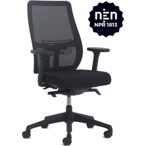 Office Hero® Titan Ergonomische Bureaustoel - Bureaustoelen voor Volwassenen - Volledig Verstelbaar - Zwart - Gemonteerd geleverd
