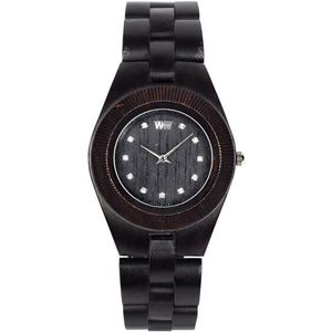 WeWOOD Odyssey Crystal Black - Horloge - Zwart - 36 mm