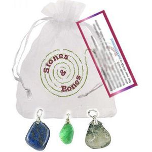 Stones & Bones® Edelsteen Combinatie Hangers Hoofdpijn & Migraine