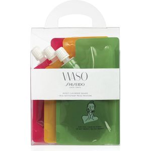 Shiseido - Waso Reset Cleanser Squad produkty detoksująco-myjące do twarzy 3x70ml