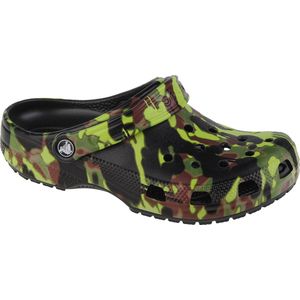 Crocs Classic Spray Camo Kids Clog208305-001, voor een jongen, Groen, Slippers, maat: 29/30