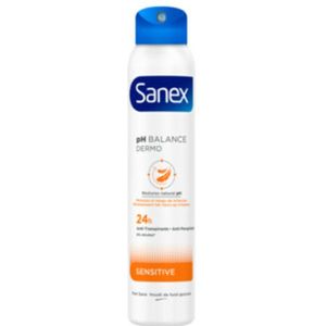 Sanex Deodorant Spray Dermo Sensitive - 3 x 200 ml - Voordeelverpakking
