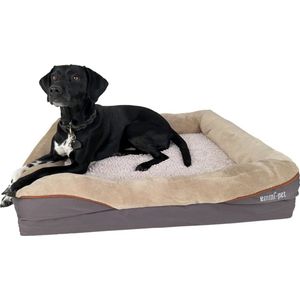 Orthopedisch hondenbed voor zeer grote honden, 120 x 85 x 25 cm, wasbare hondensofa, ideaal na een lange dag vol plezier en actie, past zich optimaal aan de lichaamsvorm aan