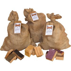 Chunks Assortiment | Kersen, Wijn, Whisky | BBQ | Rookhout | Kadopakket