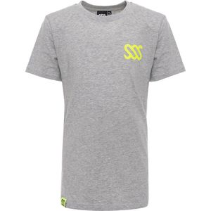 SEB Kids Tee Grey | Kinder T-shirt - Grijs - Neon - Tshirt - Organisch katoen