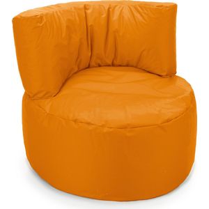 Drop & Sit Zitzak Stoel Junior - Zitzak Kind Oranje - 70 x 50 cm - Nylon - Kinderstoel met Vulling voor Binnen