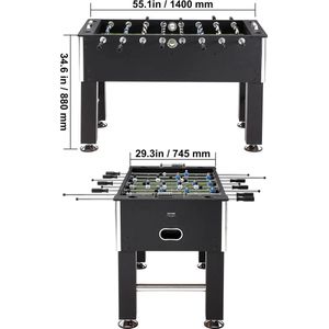 Tafelvoetbal - Tafelvoetbal Tafel - Voetbalspel - Uitstekende Kwaliteit