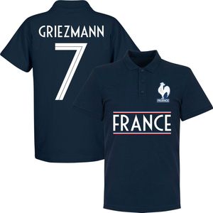 Frankrijk Griezmann 7 Team Polo -  Navy - 3XL