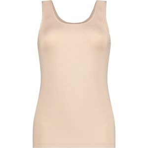 RJ Bodywear Pure Color dames shirt (1-pack) - lichtbruin - Maat: XL