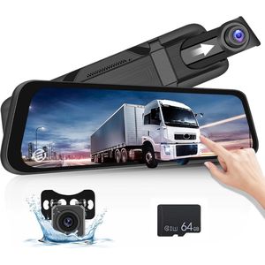 Equivera Dual Dashcam - Dashcam Voor En Achter - Auto Camera Dashcam - Dashcam Auto - Dual Dashcam Voor Auto