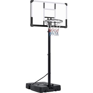 Lexium Basketbalpaal verstelbaar - Basketbalring - Basketbalpaal voor buiten - Basketbalpaal voor kinderen - Basketbal paal verstelbaar