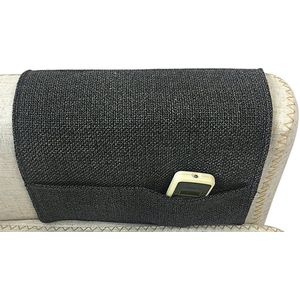 Unyqoos ® Sofa Armleuning Organizer voor Bank en Stoel met Meerdere Opbergvakken en Linnen Materiaal