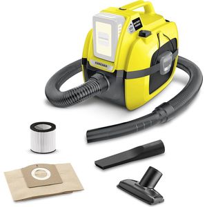 Compacte Accu-aangedreven Alleszuiger - Mobiel met 7L Reservoir en Blasfunctie