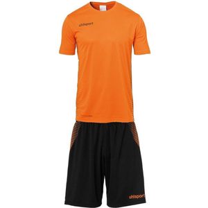 Uhlsport Score Sporttenue Korte Mouw Heren - Fluo Oranje / Zwart | Maat: 3XL