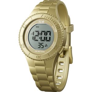 Ice Watch Ice Digit - Gold Metallic 021277 Horloge - Siliconen - Goudkleurig - Ø 34 mm