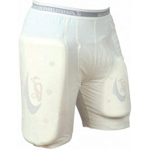 Kookaburra Onderbroek Protective Shorts Junior Katoen Wit Mt 164