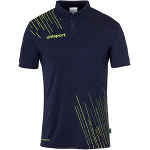 Uhlsport Score 26 Poly Polo Met Korte Mouwen Blauw 5XL Man