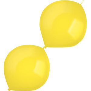 Amscan Slingerballonnen 30 Cm Latex Geel 50 Stuks