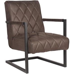 DOK 2 Denmark Fauteuil - Grijs - Microfiber - -