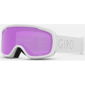 Giro Moxie Women's Snow Goggle - White Core Light Strap with Amber Pink/Yellow Lenses