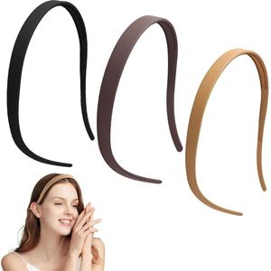 Verpakking van 3 clips haarbanden - Dunne haarbanden voor vrouwen - Dames hoofdband .