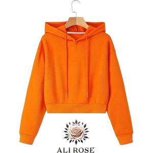 AliRose - Koninginnedag Hoodie - Korte trui - CropTop Hoodie - L - Maat 40/42