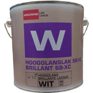 Welters lak hoogglans voor buiten oceaanblauw 3950 2,5 liter