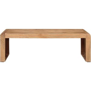 vidaXL - Salontafel - 110x55x35 - cm - massief - acaciahout