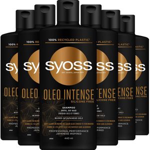 Syoss - Oleo Intense - Shampoo - Haarverzorging - Voordeelverpakking - 6 x 440 ml