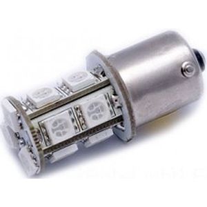 BA15S LED 13-SMD BLAUW 5050 - 12V LED lamp