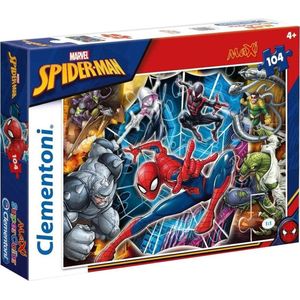 Clementoni Maxi Supercolor Legpuzzel Spider-man 104 Stukjes