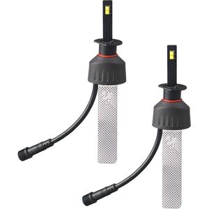 H1 koplamp set - daglichtwit 5700K - 60 Watt & 5200 Lm | 12V & 24V DC - passieve koeling