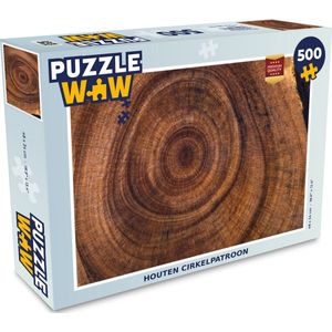 Puzzel Cirkel - Hout - Ringen - Legpuzzel - Puzzel 500 stukjes